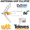 Televes Antenna Tv Esterna Digitale Terrestre Direttiva Alto Guadagno TELEVES ELLIPSE 5G