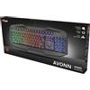Trust GXT 830-RW Avonn Tastiera Gaming Illuminata Rgb Computer Pc Playstation