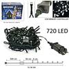 DUESSE LUCI NATALIZIE MINILUCCIOLE CON 720 LED BIANCHI GIOCHI DI LUCI X INTERNO ESTERNO
