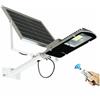 LAMPIONE STRADALE FARO A LED 30W CON PANNELLO SOLARE TELECOMANDO CREPUSCOLARE