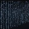 Tenda Luminosa Natalizia NATALE LUCI 3m x 120cm led PROLUNGABILE PIOGGIA REB