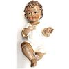 DUE ESSE STATUA BAMBIN GESU' IN RESINA Cm 19 BIMBO BAMBINELLO NATIVITA' PRESEPE GESU'