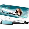 Remington Piastra per Capelli Larga - Shine Therapy: Rivestimento Ceramico con ingredienti microattivi per maggiore brillantezza - Olio di argan marocchino e vitamina E, Display LCD, 150-230°C, S8550
