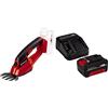 Einhell Forbici a batteria GE-CG 18/1 Li-Solo Power X-Change (18V, largh.taglio 100 mm, incl. lama tagliaerba, incl. batteria e caricabatteria)