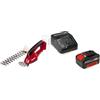 Einhell 3410370 Forbici e sfoltirami a Batteria, 18 V, Rosso + Power-X-Change Starter Kit, Caricabatteria e Batteria da 4000 mAh Li-Ion, Nero, Rosso