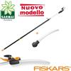 FISKARS UP86 + SEGHETTO SEGACCIO SVETTATOIO TRONCARAMI TELESCOPICO H. 6  METRI