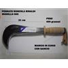 RINALDI RONCOLA PENNATO 000IN ACCIAIO CON MANICO IN CUOIO LAMA 210MM MADE ITALY