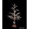 STAR ALBERO DI NATALE DA INTERNO CM 120 H CON 52 PALLINE E GHIACCIO LUMINOSO A LED