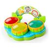 Bright Starts, Safari Beats Tamburo Musicale con luci, età 3 Mesi +
