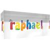 Little Helper lhv-raphael-515blk-15fr Souvenir decorativo in acrilico trasparente lucido come Diamante Stile Illustrativo colorato con il nome di Giovane Ragazzo Raffaello 5 x 15 x 2 cm piccolo