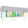 Little Helper Souvenir decorativo in acrilico trasparente lucido come Diamante Stile Illustrativo colorato con il nome di Giovane Ragazzo Ismael 5 x 15 x 2 cm piccolo