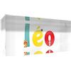 Little Helper lhv-léo-515blk-15fr Souvenir decorativo in acrilico trasparente lucido come Diamante Stile Illustrativo colorato con il nome di Giovane Ragazzo Leo 5 x 15 x 2 cm piccolo