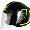 Origine Helmets 201586019200506 Casco Jet Palio Flow 2.0, Nero/Lime, XL