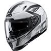 HJC Casco moto HJC i70 ASTO MC5, Bianco/Argento, XL