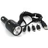 All Ride Grundig Automotive 871125246917 Adattatore con Torcia e Coppia USB