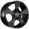 Carmani CA116516D38BM Bolt Circle 5.00 x 100.00 offset 38 Hub centraggio 63.40 design 11 Rush, nero opaco