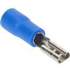 Cartrend 10491 - Set di 20 bussole a Spina Piatta, 2,8 mm, Colore: Blu