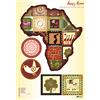 4R Quattroerre.it Quattroerre 22000 Adesivi Murali per Parete Africa