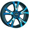 Carmani CA96515H448CLBP Bolt Circle 5.00 x 112.00 offset 48 Hub centraggio 57.10 design 9 competizione, luce lucida blu