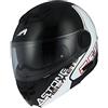 Astone Helmets rt800-line-rwm Casco Moto RT 800 LINETEK, Rosso/Bianco, Taglia M