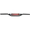 Accossato Manubrio accossato made in italia d.22, honda XL 200 200 cc (-), colore nero e paracolpi nero (sh1n)