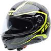 NZI Combi duo Graphics casco da moto (Sport, Grande)