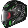 GREX X Lite X 802 R haryos racinghelm, colore Nero/Verde, Taglia L (59/60)