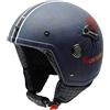 NZI tonup Graphics casco da moto (Live to Ride, medio)