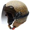 NZI 2016 Tonup Visor Graphics Cordovan, Casco Moto, Multicolore, Taglia XL, 59
