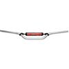 ACCOSSATO Manubrio accossato made in italia d.22, derby senza r drd black devil 2ed 50 cc (2004-2004), colore argento e paracolpi nero (sh1n)