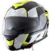 Astone Helmets - RT1200 Graphic VIP- Casque de moto modulable - Casque de moto polyvalent - Casque de moto homologué - Coque en polycarbonate - black/white/yellow fluo XL