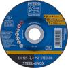 PFERD Disco da taglio, 10 pezzi, 125 x 2,4 x 22,23 mm, gomito, PSF STEELOX | 69198292 - per acciaio e acciaio inossidabile (INOX)