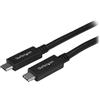 Startech Usb-c Cable With Pd (3a) 2m Usb 3.0 Nero