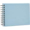 Rössler Papier 1329452151 - S.O.H.O. Album fotografico Wire-O 195 x 145 mm, 40 pagine bianche, denim, 1 pezzo