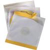 Durable 521019 - CD/DVD Fix, Busta Adesiva per 1 CD/DVD con Libretto o 2 CD/DVD, Trasparente, Confezione da 10 Pezzi