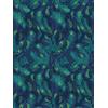décopatch Decopatch FDA722O - 1 pochette da 20 fogli 30x40 cm Piume di pavone blu marino