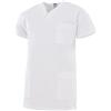 Alsico 1005604 EDDY - Tunica unisex con scollo a V, colore: bianco, taglia 60/55
