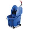 Rubbermaid Commercial Products FG757888 Wavebrake Down Press Combo Mopping Sistema ad Alte Prestazioni, Blu