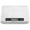 HENDI Bilancia da cucina digitale, display LCD digitale e tattile, alta precisione, max. 5 kg, 1 batteria al litio da 3V tipo CR2032 inclusa, 169x218x(h)13 mm, acciao inox
