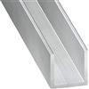 CQFD Alluminio grezzo inossidabile U-profile 20 x 25 x 20 x 1,5 int.22-1 m