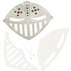 Baker Ross Maschere per il Viso da Elmo (pacco da 6), bianco