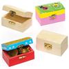 Baker Ross Mini Scrigni di Legno da Creare Personalizzare ed Riempire di Regalini (confezione da 4)