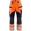BLÅKLÄDER Blaklader 158915135389D116 - Pantaloni da lavoro per indurimento, High Vis, colore: Arancione/Blu marino, taglia D116
