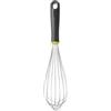 HENDI Frusta da cucina con manico ergonomico in polipropilene nero e verde, frusta francese a mano in acciaio inox con spessore di 2mm, lunghezza totale 365mm