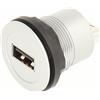 Schlegel 23.001.541 - Presa USB tipo A, colore: Argento