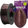 WINKLE FEED YOUR PRINTER WINKLE Filamento PETG Cristallo 1.75mm Malva 300g, Filamento Stampante 3D