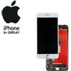 Apple  DISPLAY APPLE IPHONE 8 PLUS BIANCO ORIGINALE RIGENERATO SCHERMO LCD TOUCH 