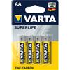 VARTA 40 Batterie Varta Stilo Batteria AA Pile Superlife 1,5 Volt