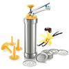 TESCOMA PISTOLA SPARABISCOTTI DECORATORE PER TORTE IN METALLO DELICIA 630535