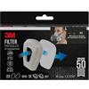 3M Filtro Antiparticolato 5935, P3, 2 Paia + 1 Portafiltro 501 | Aiutano a Proteggere da Polveri Sottili e Nebbie, da Utilizzare con Filtri per Gas e Vapori 3M, con Fermafiltri 501